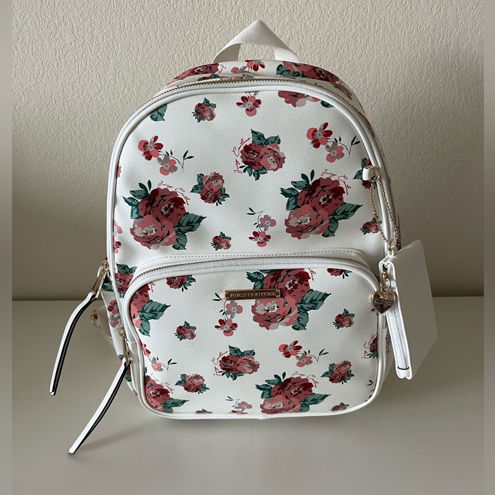 Juicy Couture Floral Logo Backpack